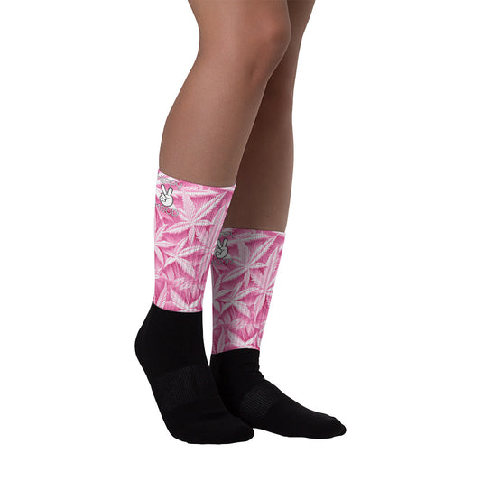 Pink Canna Socks