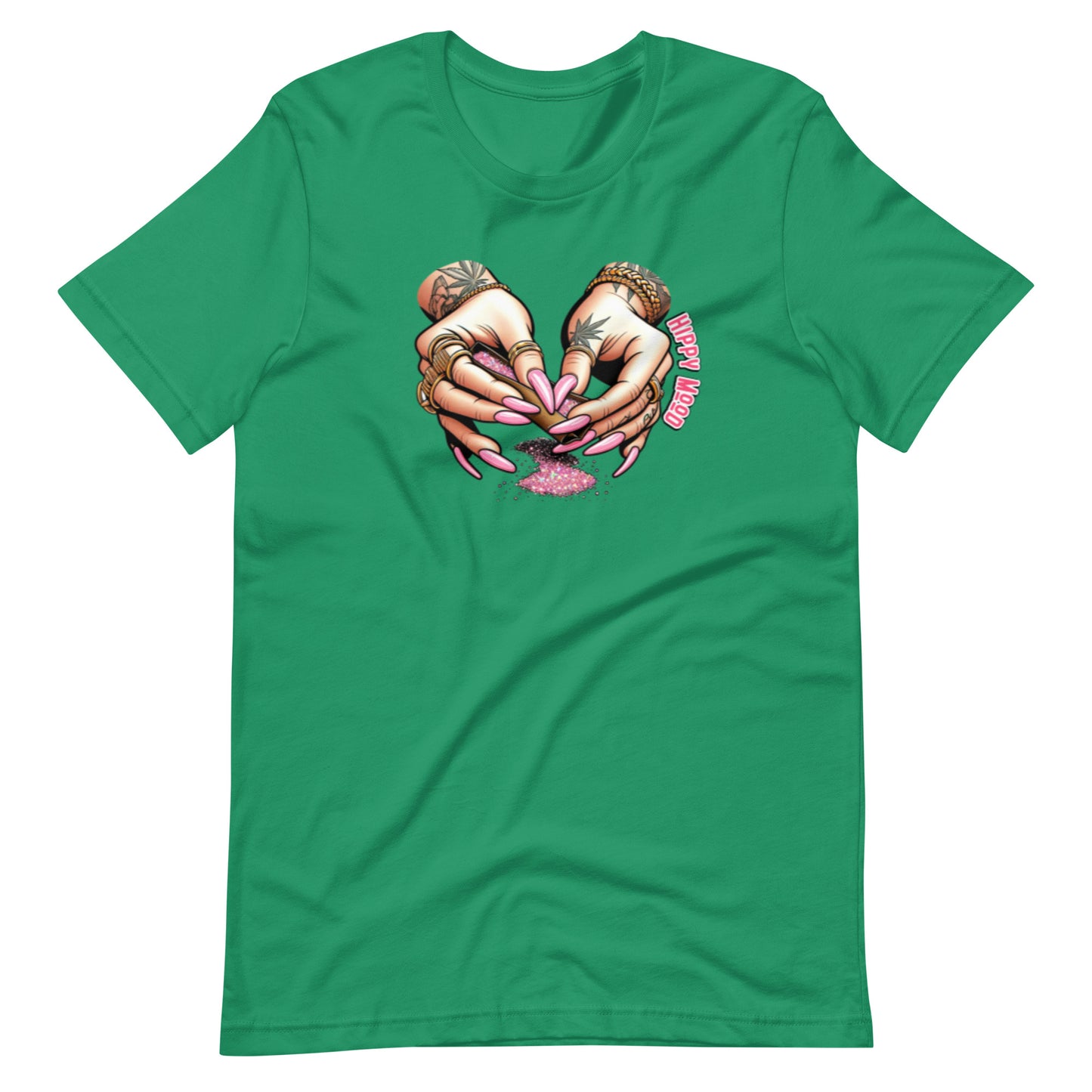 Pink Nails Rolling Up Unisex t-shirt